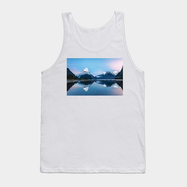 Milford Sound Tank Top by TaivalkonAriel